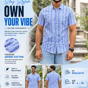 AOP ARONG PRINT-SHORT SLEEVE SHIRT
