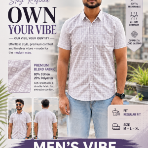 Stripe Check- Short Sleeve